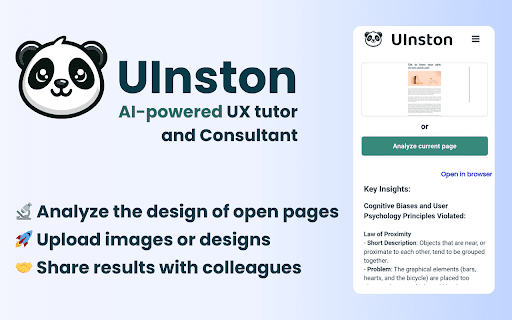 Uinston - UX helper thumbnail