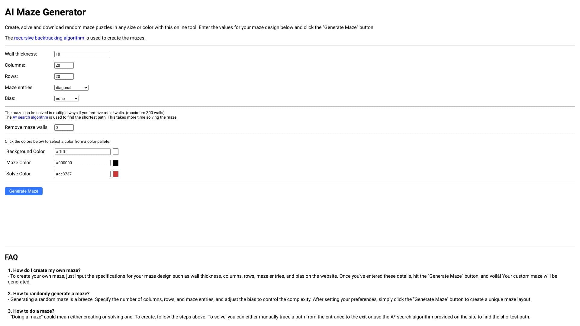 AI Maze Generator thumbnail