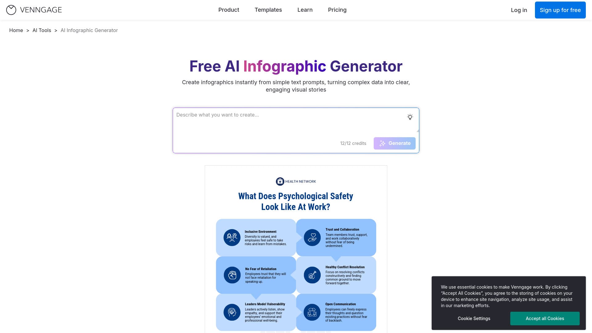 AI Infographic Generator - Make Infographic in Seconds screenshot