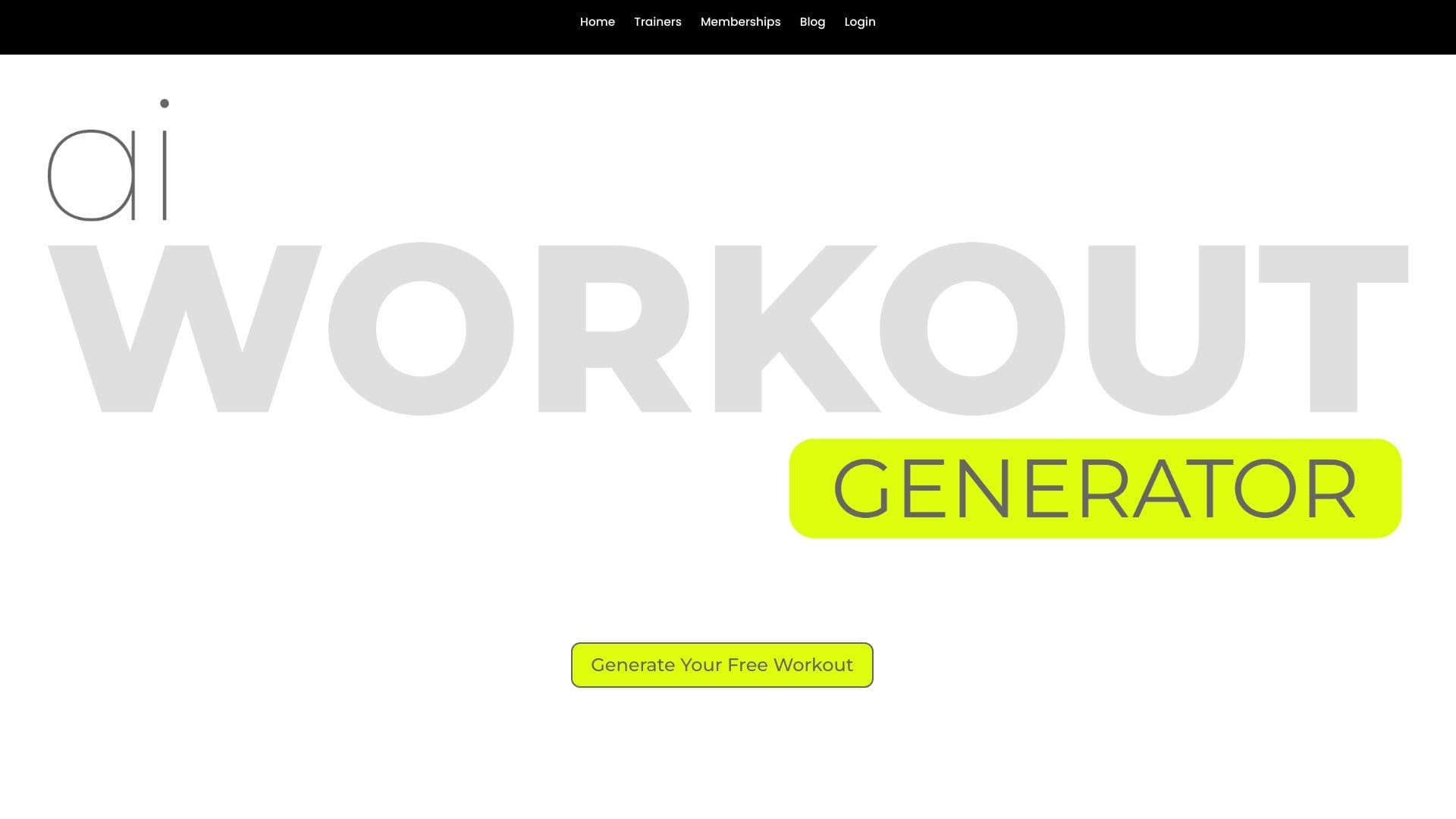 Ai Workout Generator thumbnail