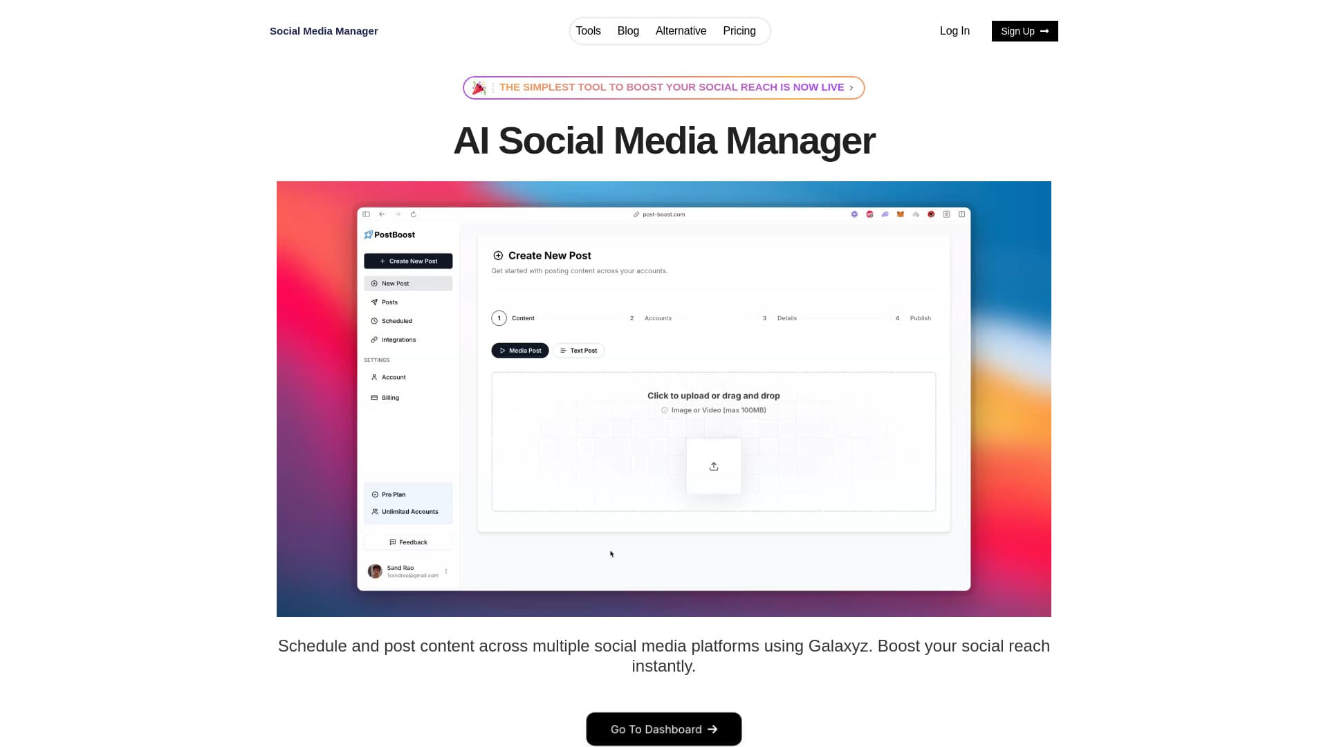 AI Social Media Manager thumbnail