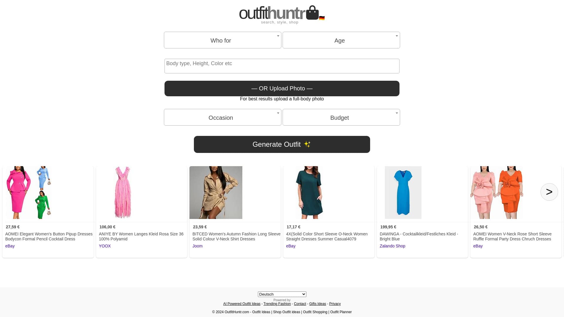 OutfitHuntr.com: AI Style & Shop thumbnail