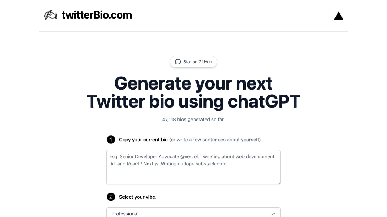 TwitterBio thumbnail