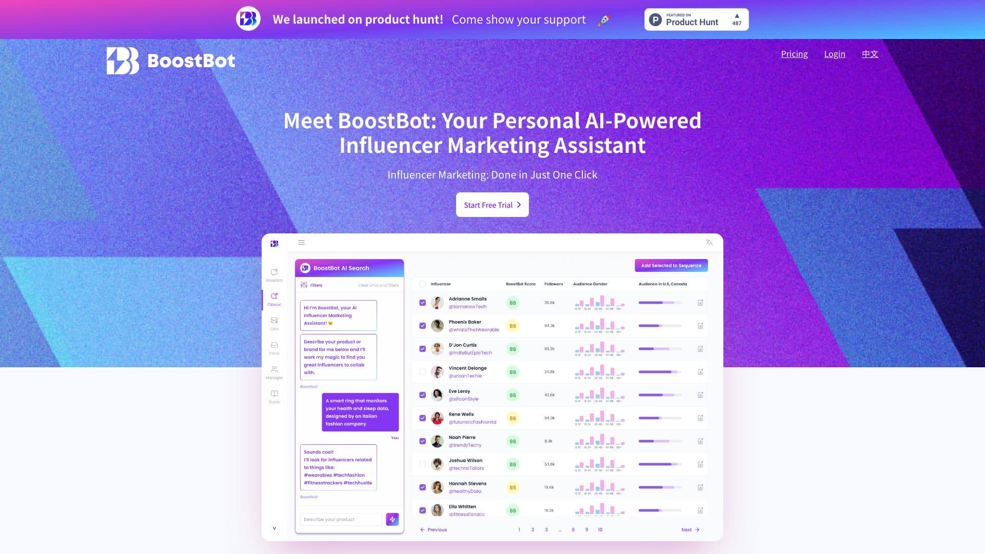 BoostBot - Influencer Marketing AI Agent thumbnail