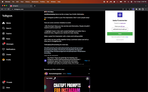 Insta Commenter thumbnail