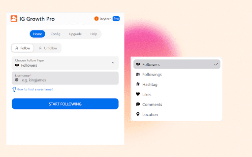 IG Growth Pro - Auto Follow & Unfollow thumbnail