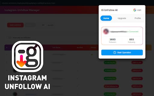Instagram Unfollow AI thumbnail