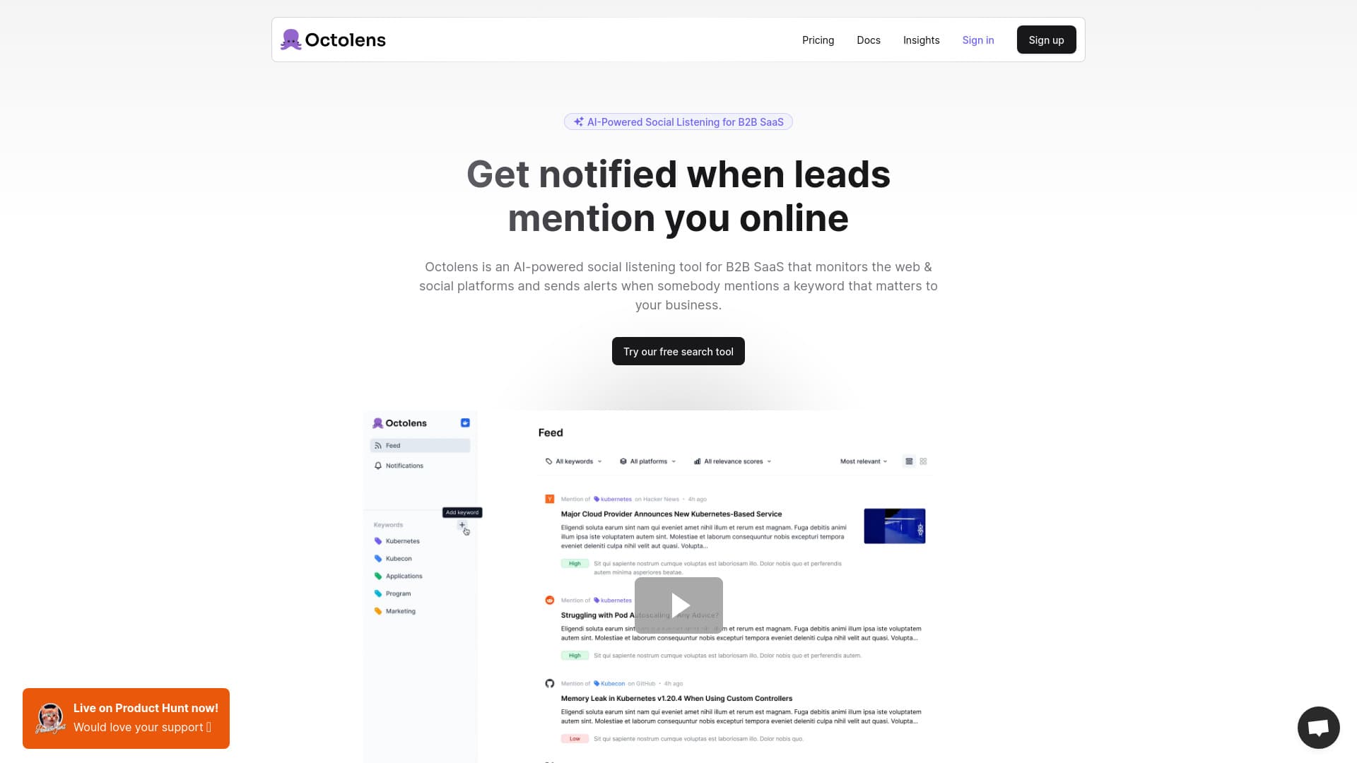 Octolens AI thumbnail