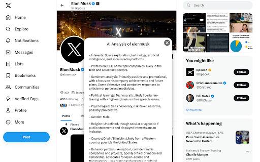 Profiler — Twitter & Reddit Profile Analyzer thumbnail