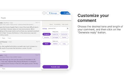 VoiceLi: AI-driven LinkedIn Comment Advisor thumbnail