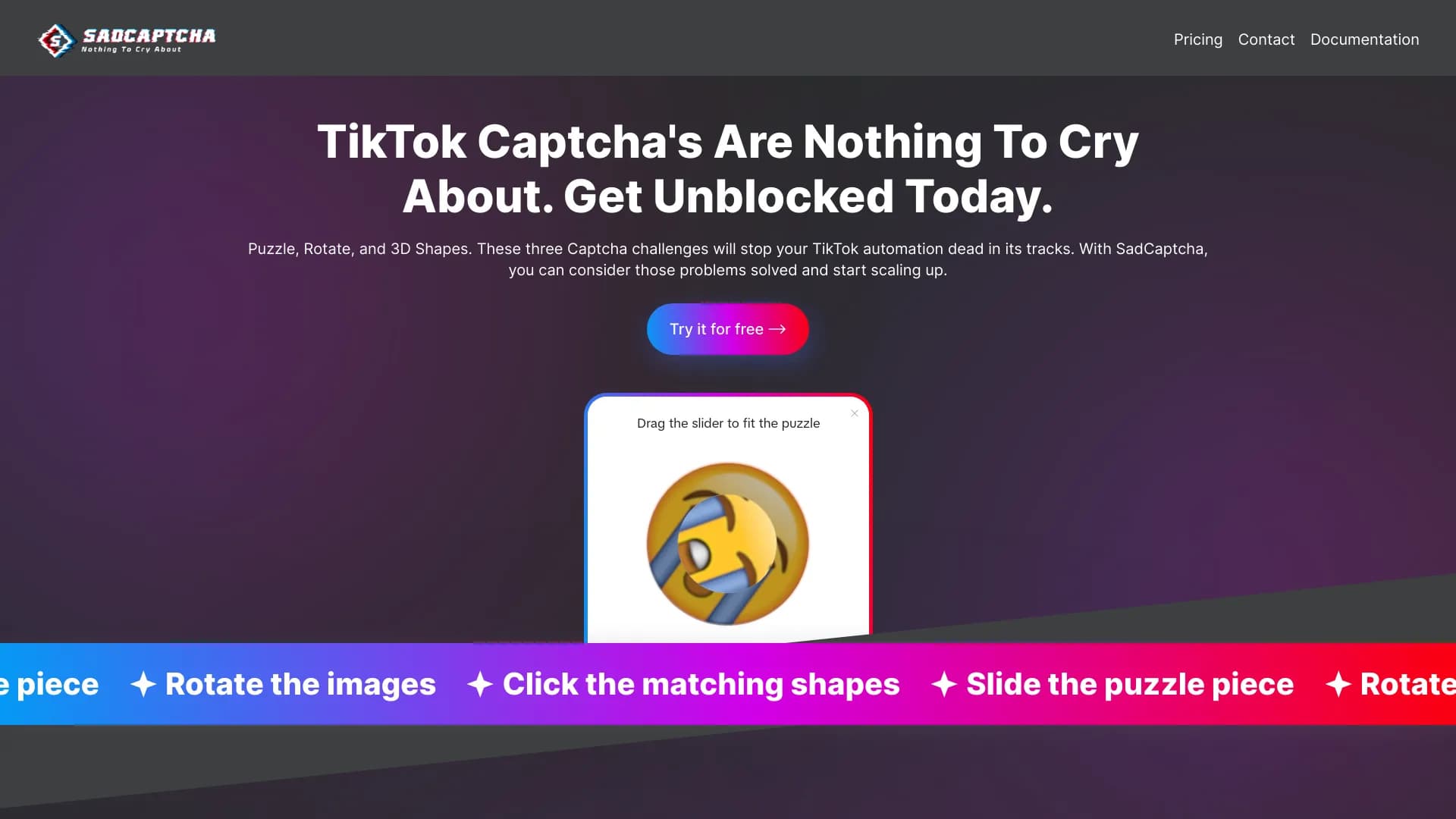 TikTok Captcha Solver API thumbnail