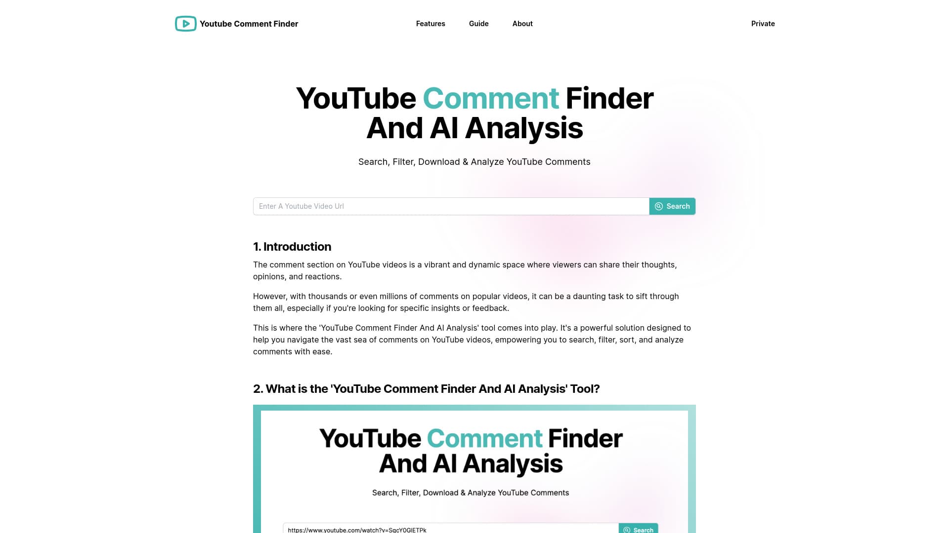 YouTube Comment Finder And AI Analysis thumbnail