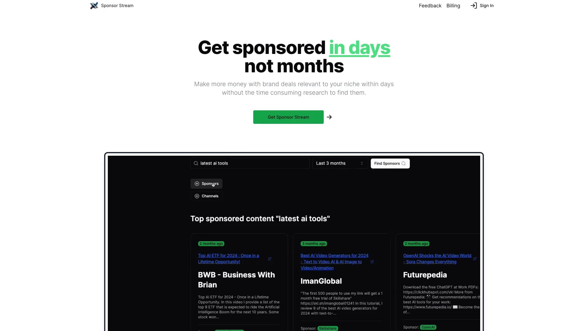 Sponsor Stream thumbnail