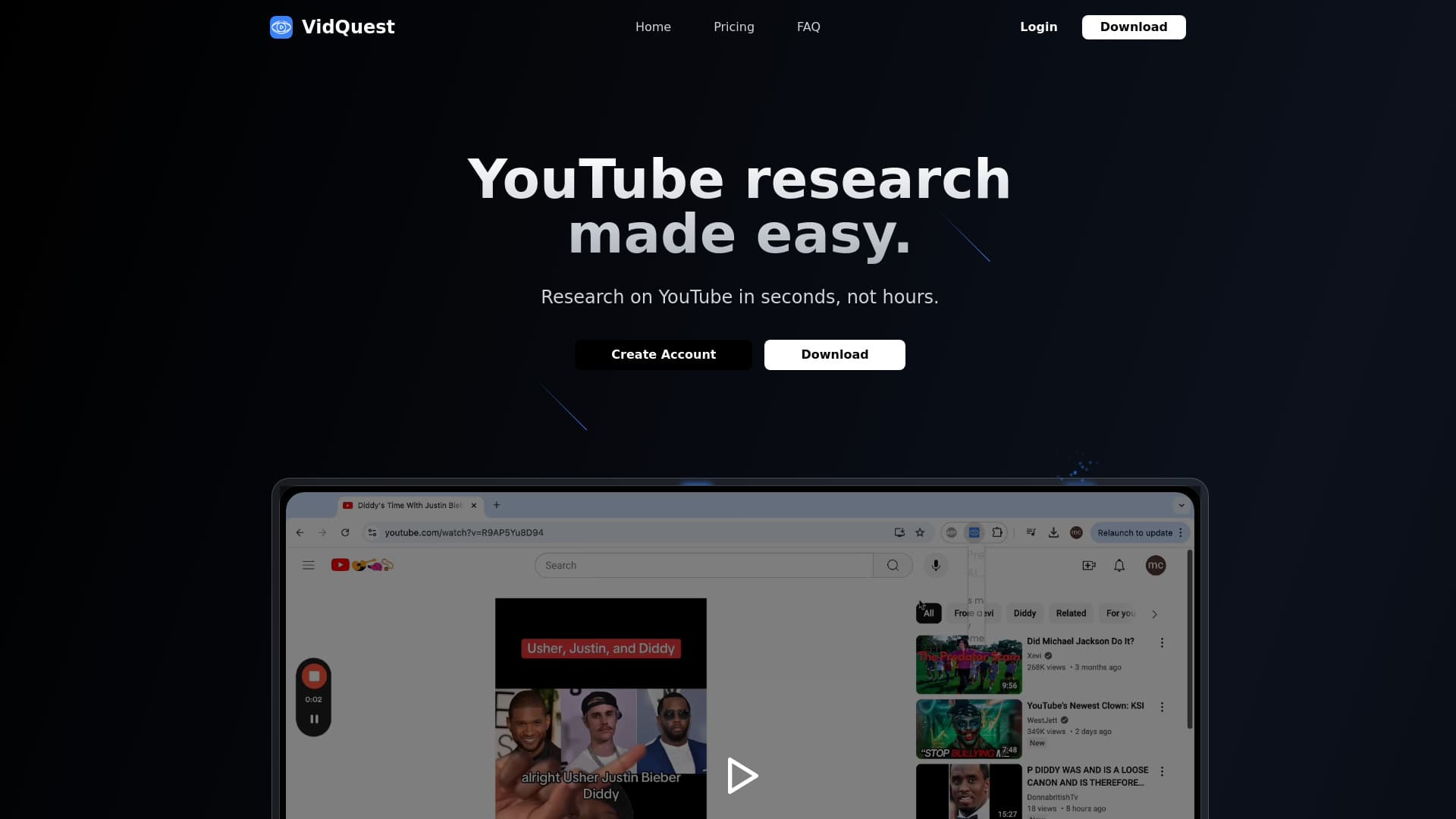 VidQuest AI thumbnail