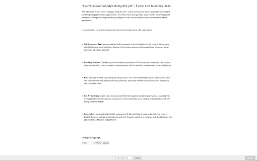 YouTube Clickbait Decoder & Video Summarizer thumbnail
