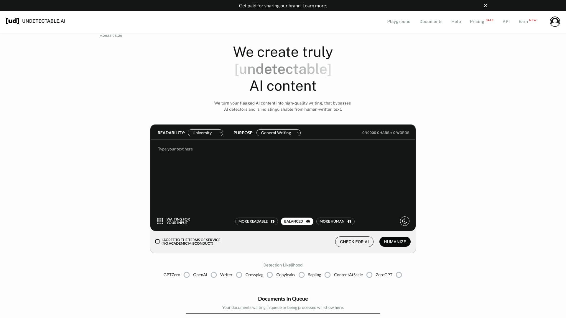 Undetectable.ai thumbnail