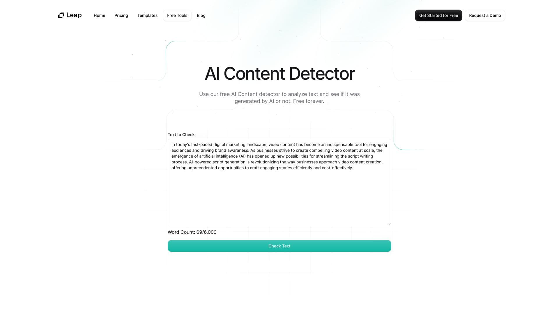 Free AI Content Detector thumbnail