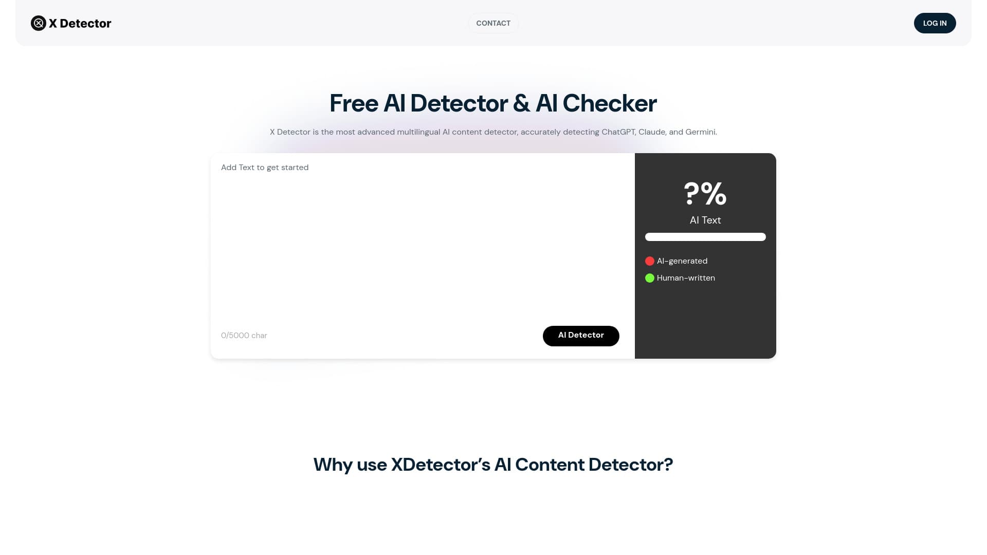 X Detector | AI Content Detector thumbnail