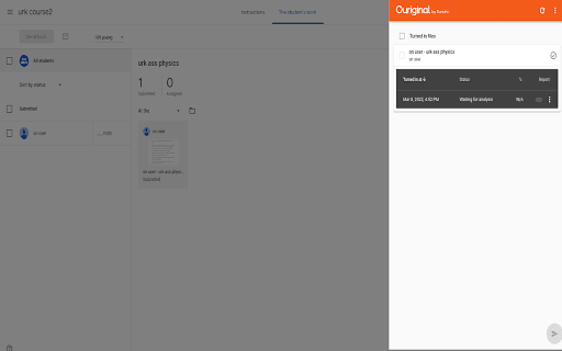 Ouriginal for Google Classroom Extension thumbnail