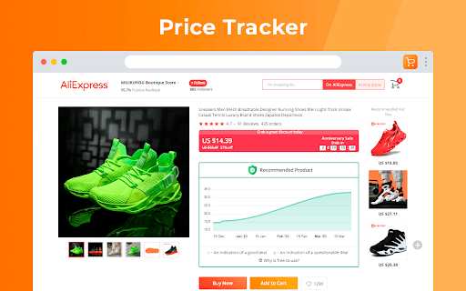 AliAI - price history & seller rating thumbnail