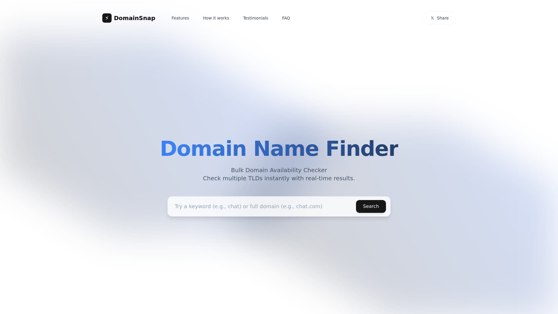 DomainSnap - Perfect Domain Name Finder thumbnail