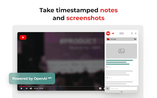 AI-powered Notes on Videos - Video Notebook thumbnail