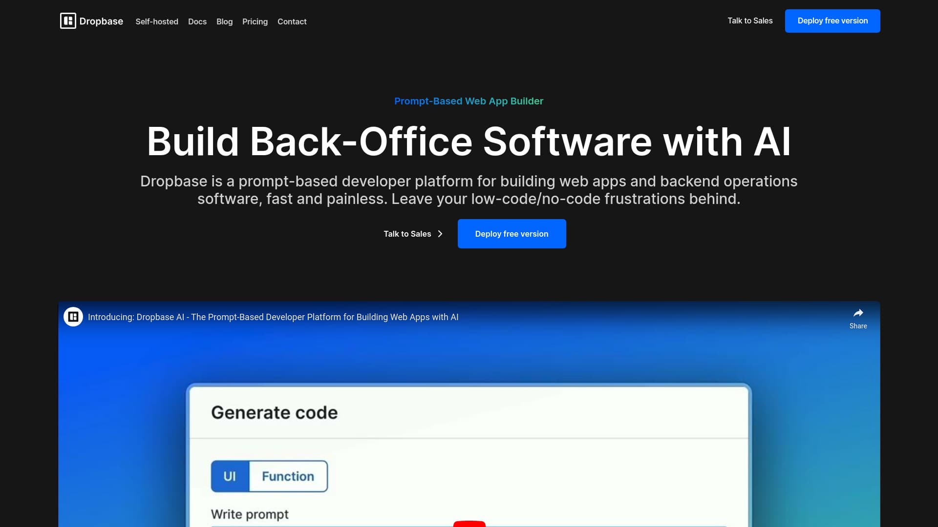 Dropbase AI thumbnail