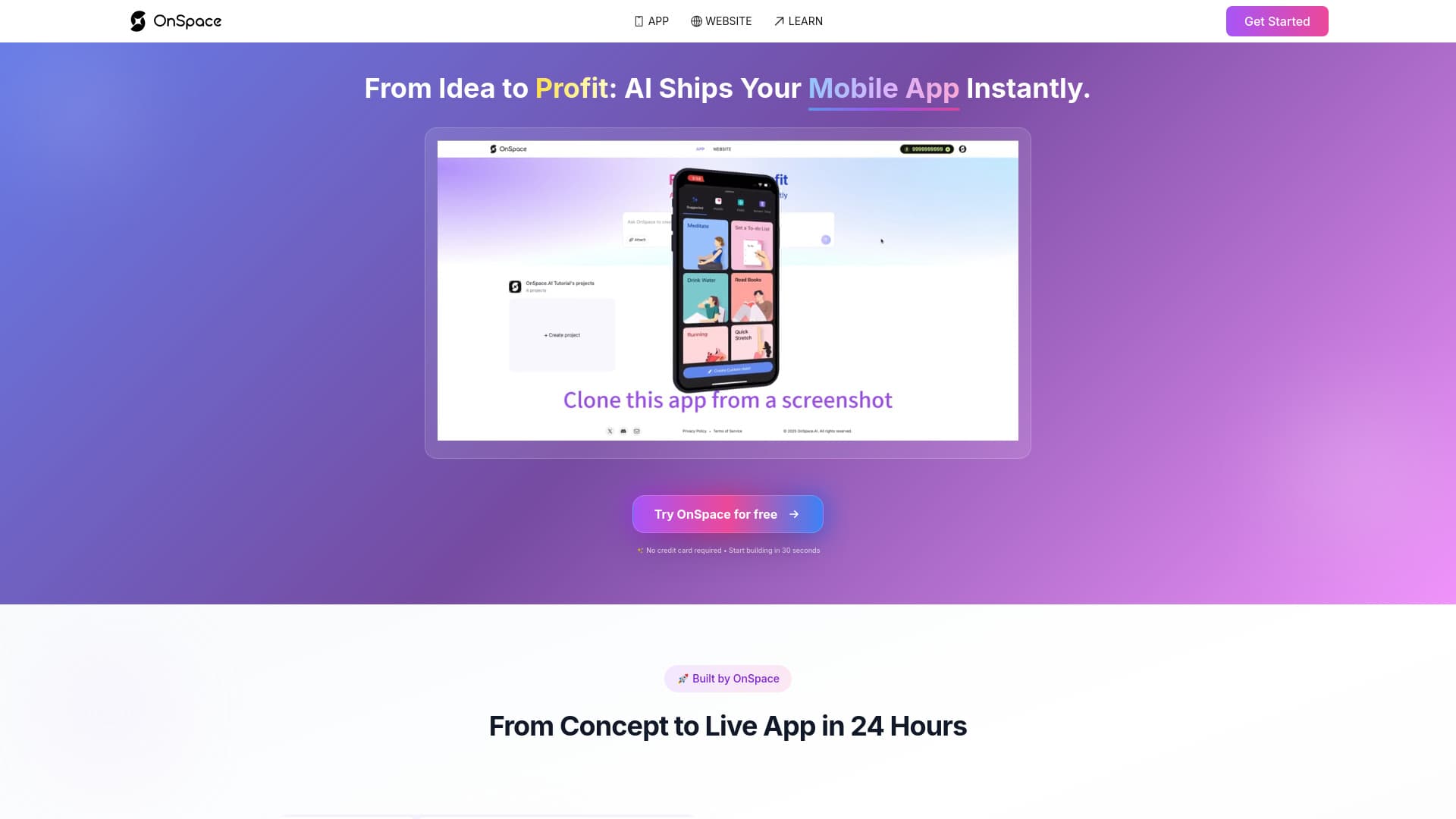 OnSpace.AI: App Builder AI No-code Platform thumbnail