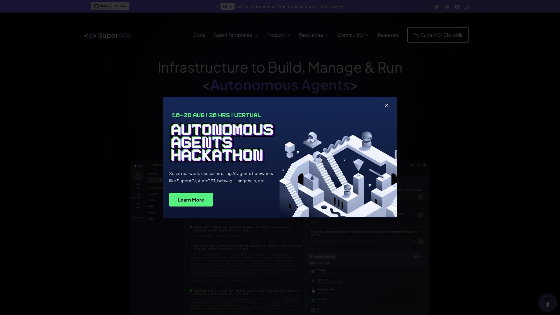 SuperAGI Cloud thumbnail