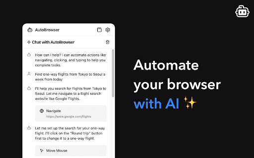 AutoBrowser - Automate your browser with AI thumbnail