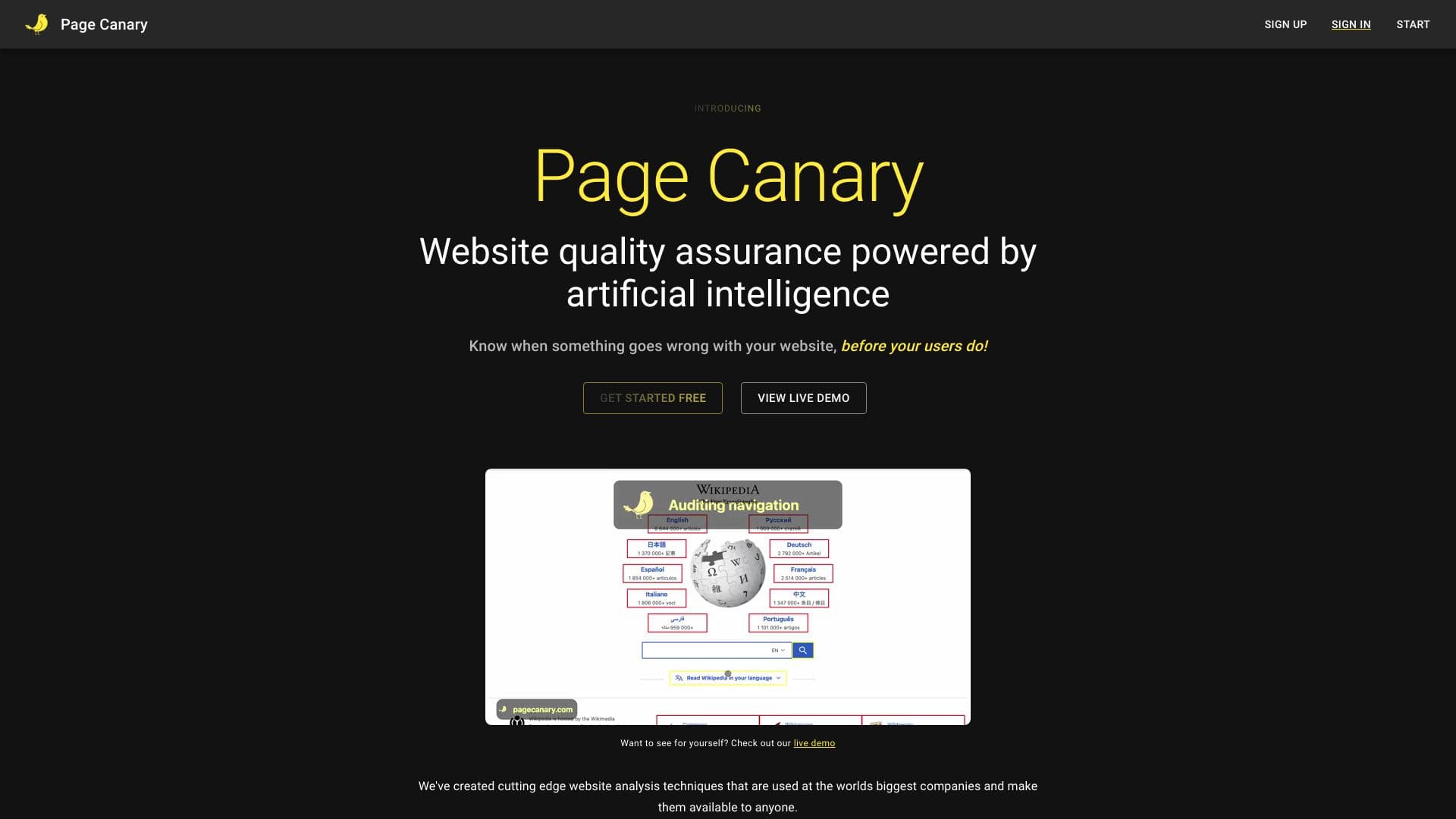 Page Canary thumbnail