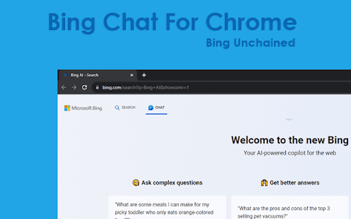 Bing Chat For Chrome Bing Unchained thumbnail