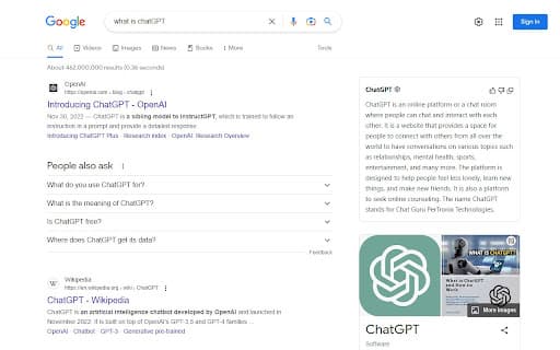 chatGPT for search thumbnail