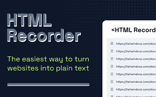 HTML Recorder thumbnail