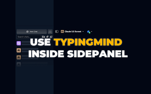 Typingmind in Sidepanel thumbnail