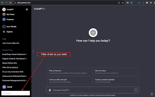 ChatGPT Chats Filter thumbnail