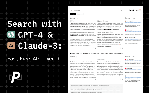 Prefind - Your AI Search powered by Claude-3 & GPT-4 thumbnail