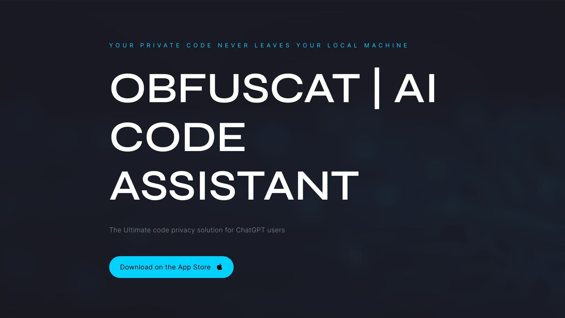 ObfusCat: AI code assistant thumbnail