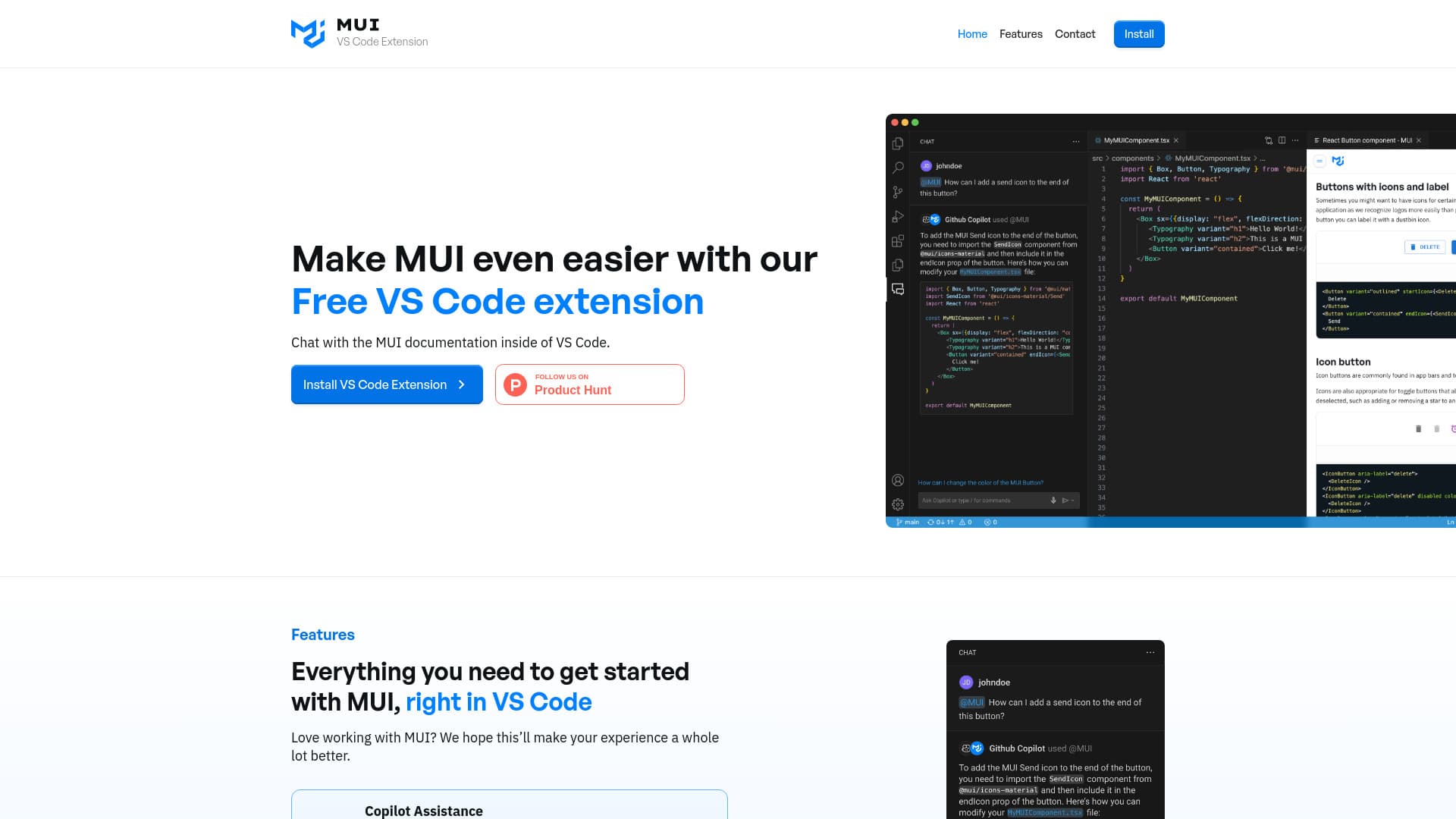 MUI for VS Code thumbnail