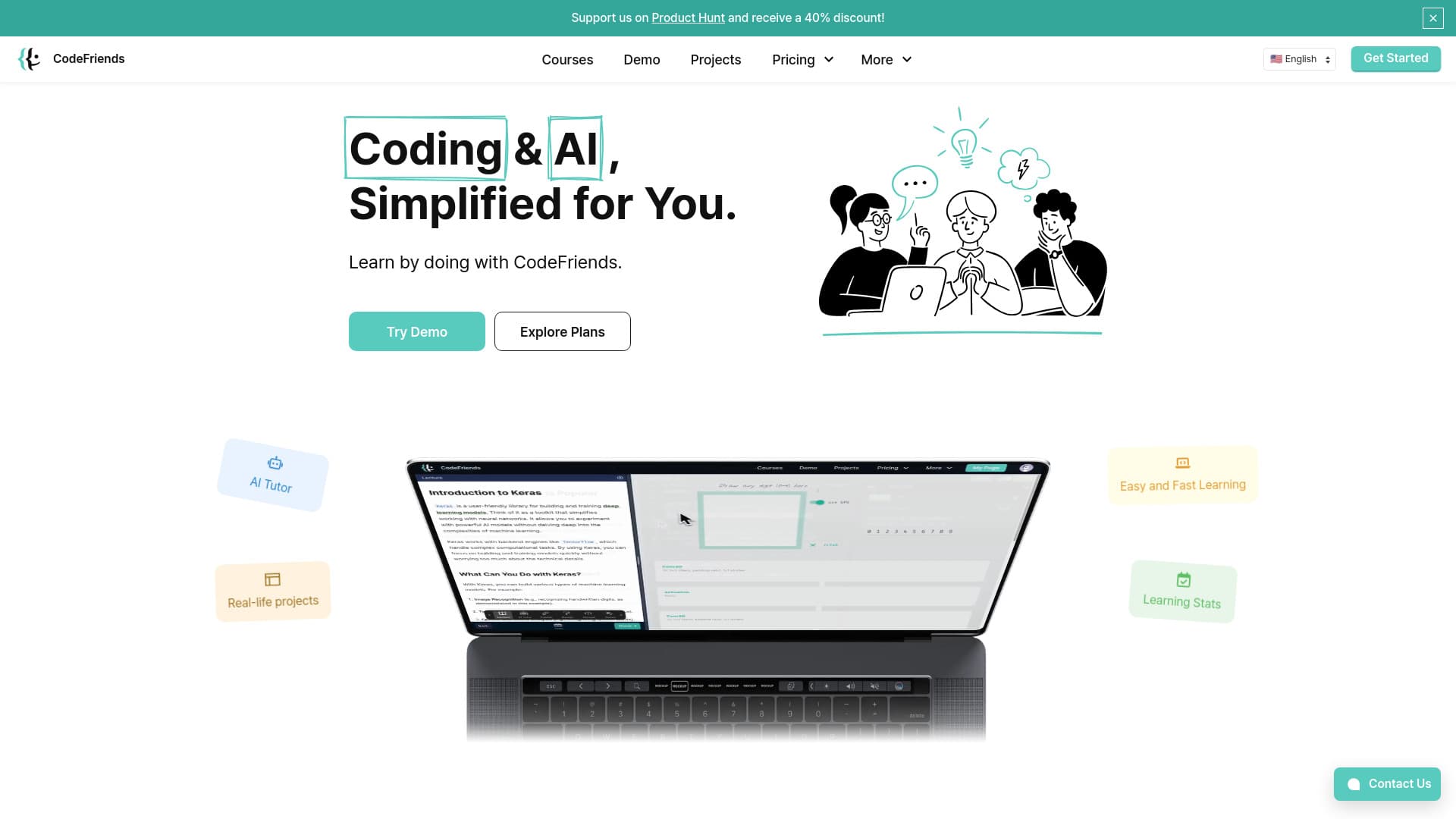 CodeFriends | Learning Platform thumbnail