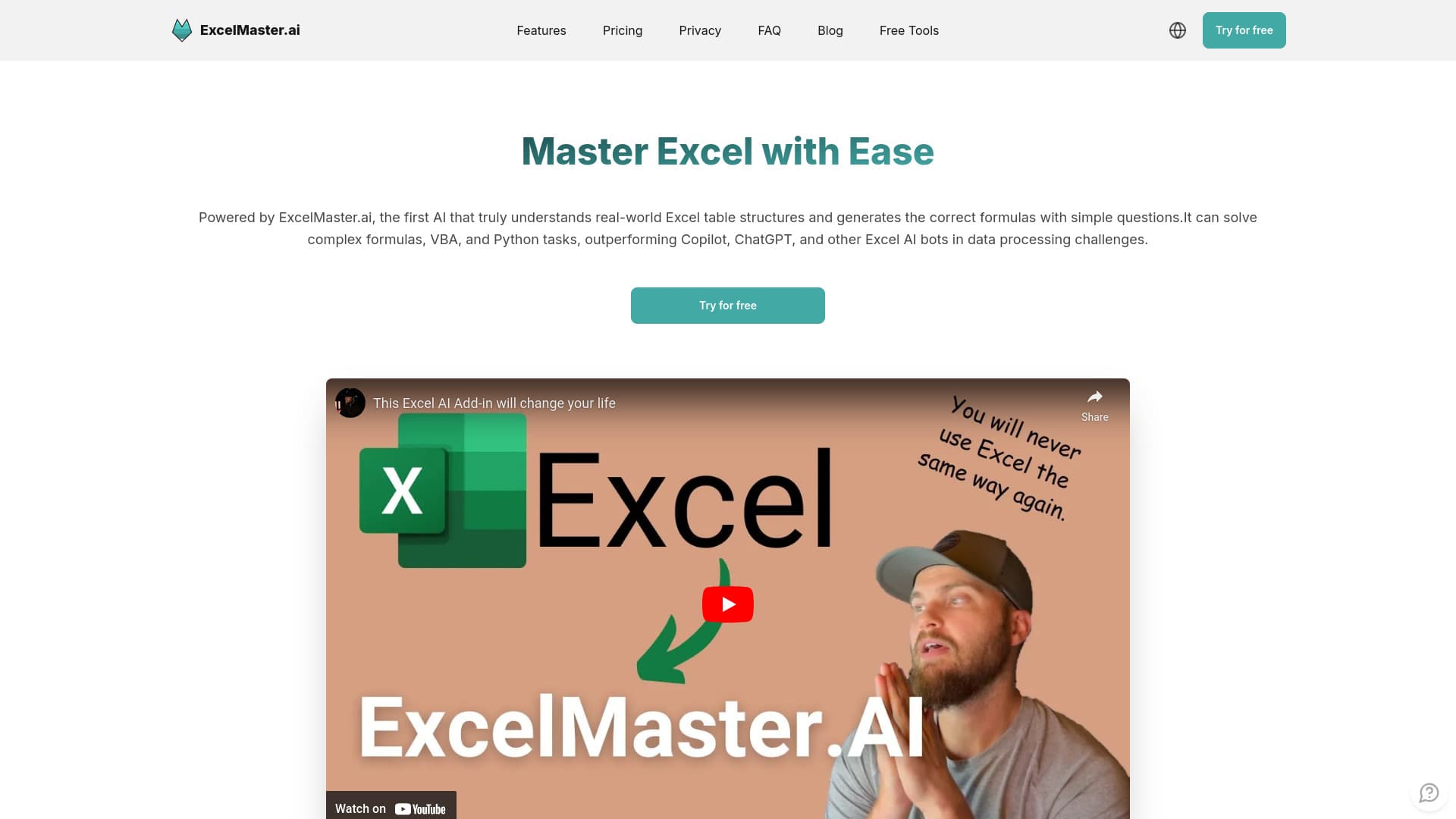 ExcelMaster.ai thumbnail
