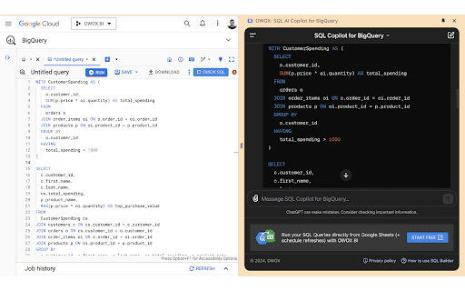 OWOX: SQL AI Copilot for BigQuery thumbnail