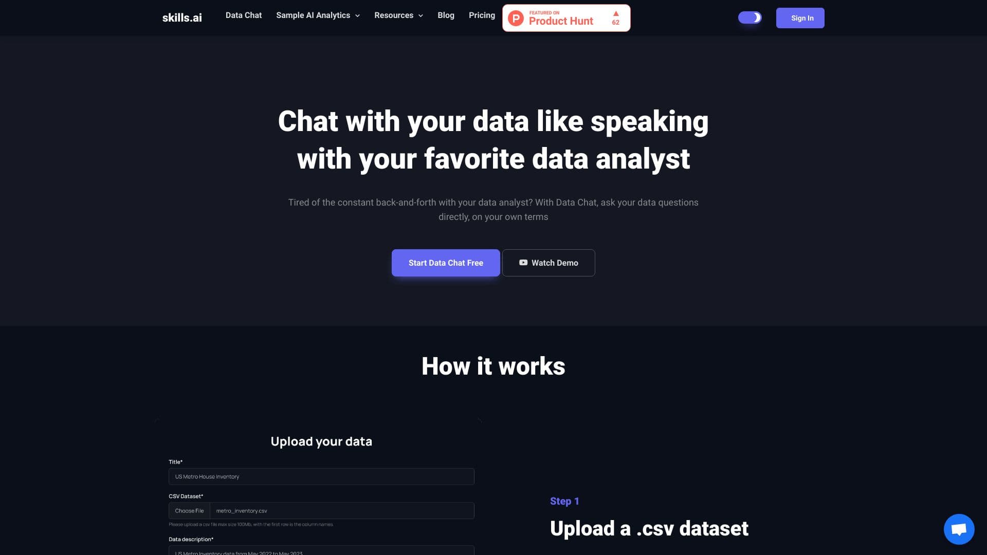 AI Data Chat by skills.ai thumbnail