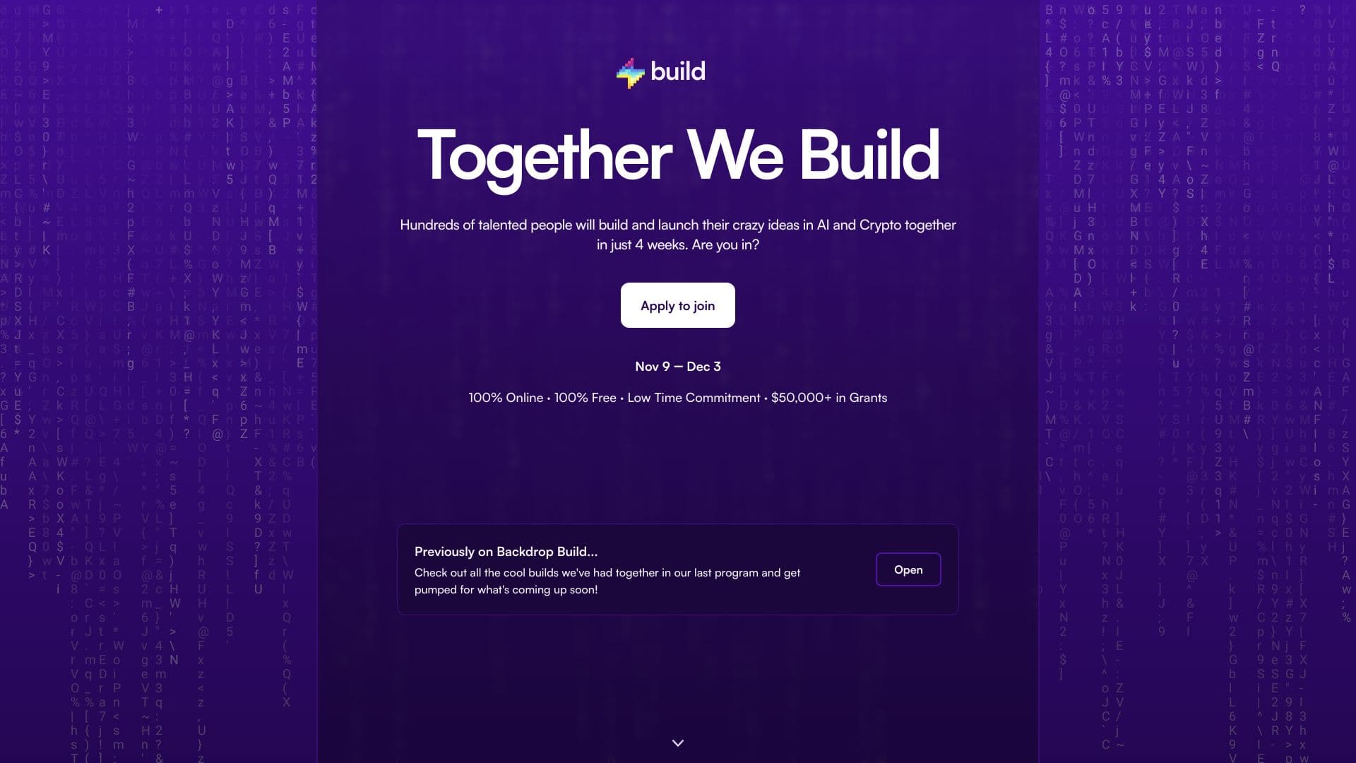 Backdrop Build thumbnail