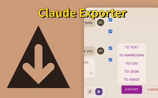Claude Exporter - Extract chat convos easily thumbnail