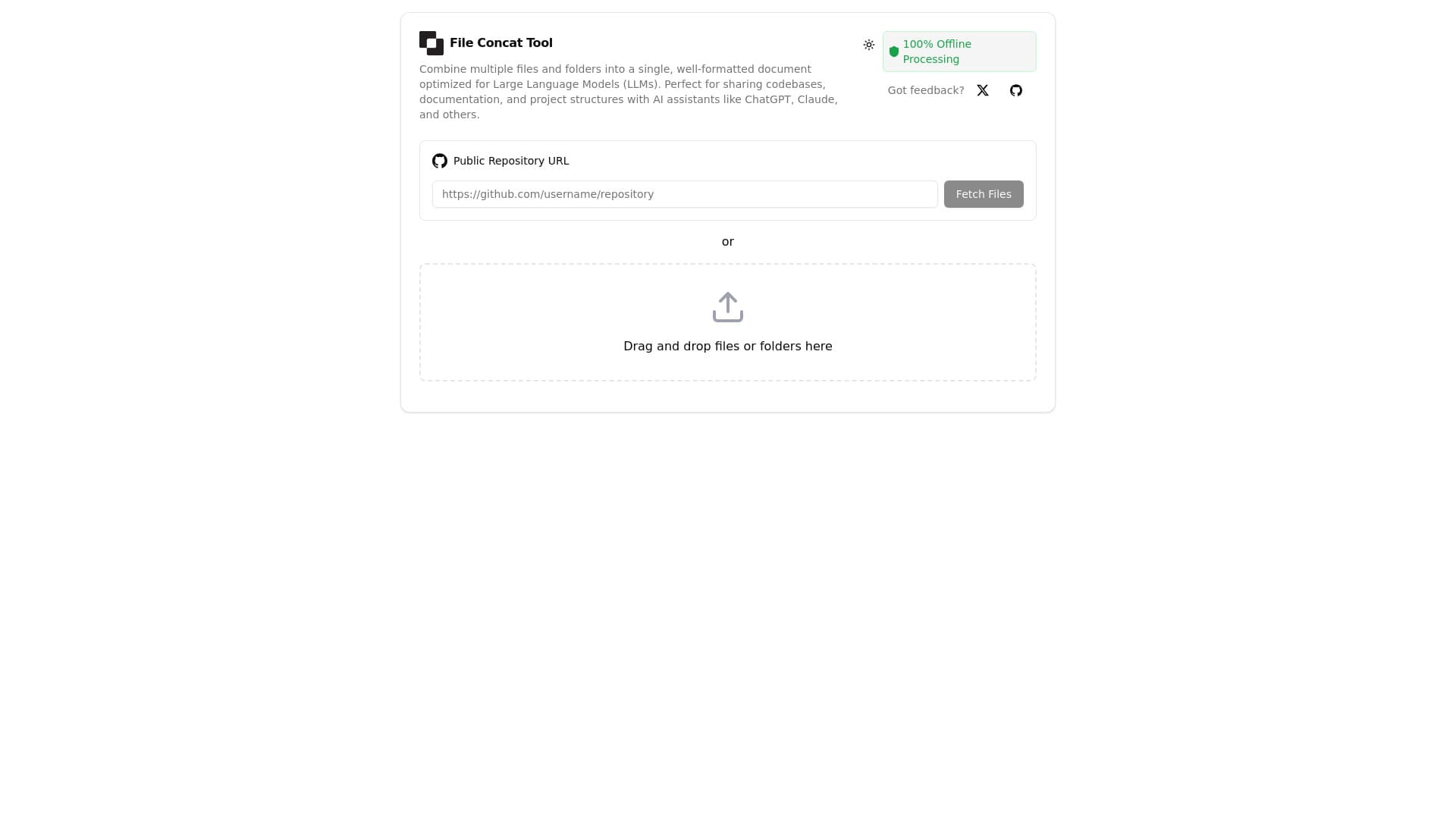 File Concat Tool - Prepare Files for AI thumbnail