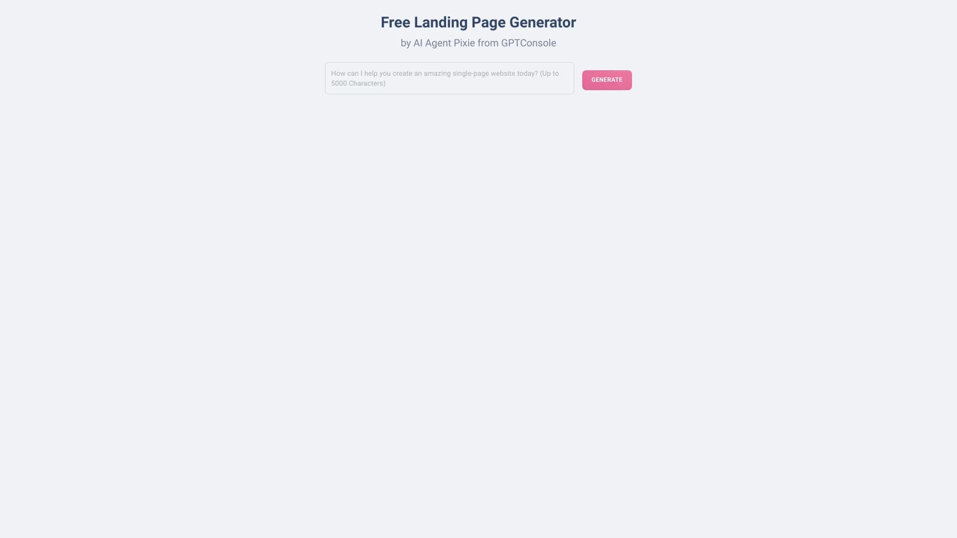 Free Landing Page Generator thumbnail