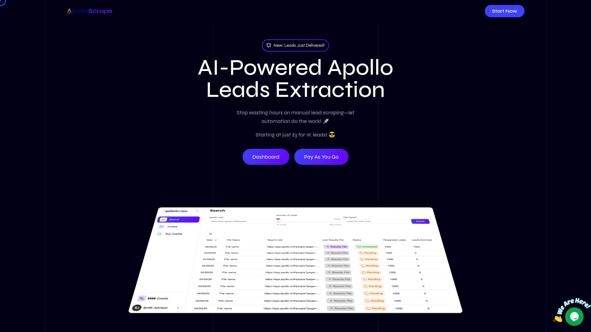 Apollo Scrape thumbnail