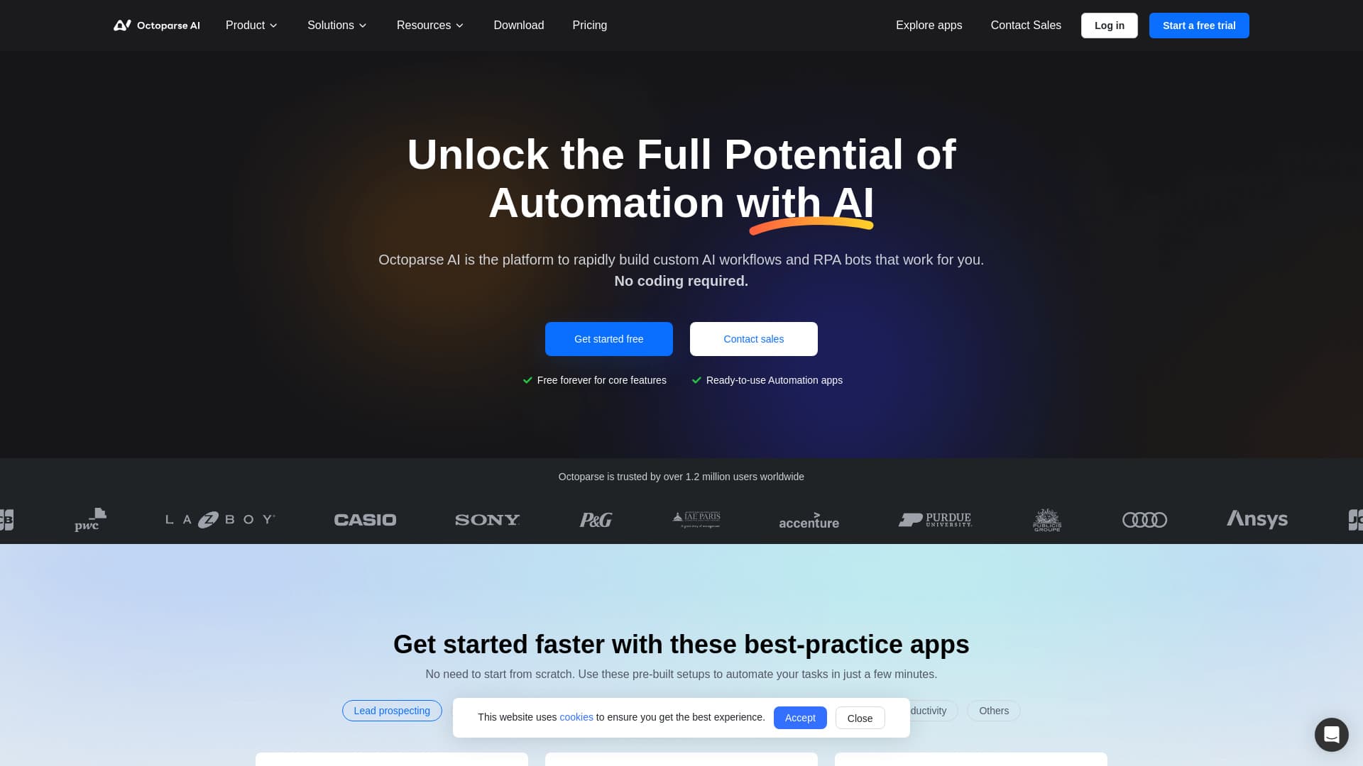 Octoparse AI - Workflow Automation Software thumbnail