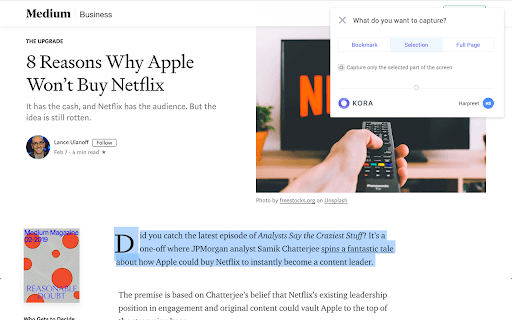 Kora Web Knowledge Capture thumbnail
